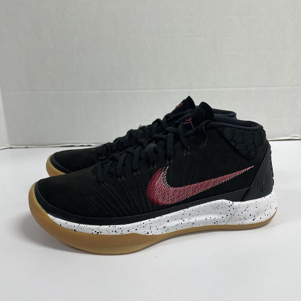 Nike Kobe A.D. Mid Black Gum 922482 006 Size 7 Bryant Lakers Basketball Shoes